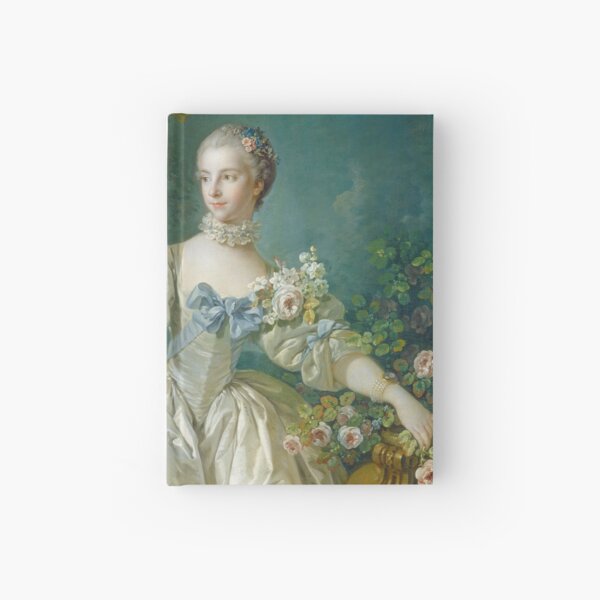 Madame Bergeret - Francois Boucher french painting Hardcover Journal