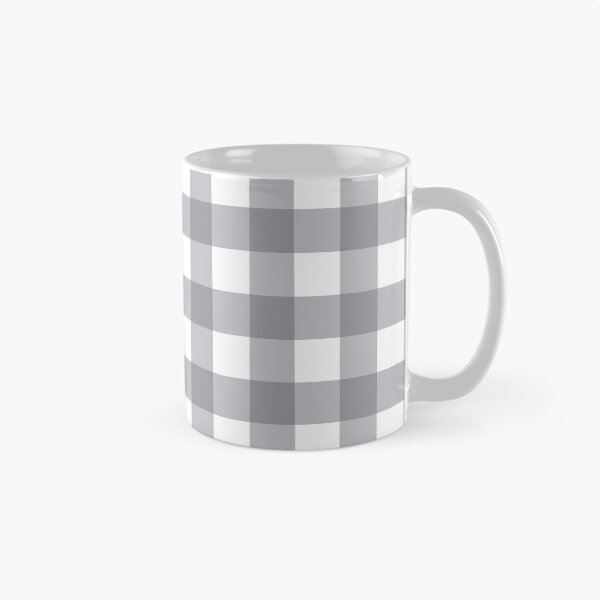 Item preview, Gray and White Buffalo Plaid Pattern designed and sold by ValeriesGallery.