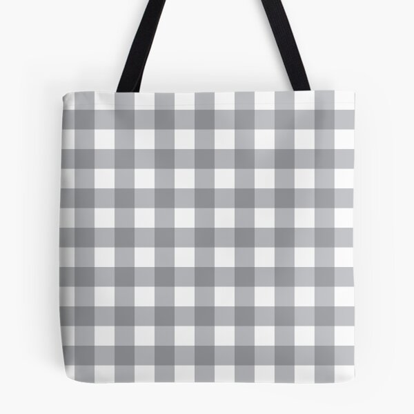Item preview, Gray and White Buffalo Plaid Pattern designed and sold by ValeriesGallery.