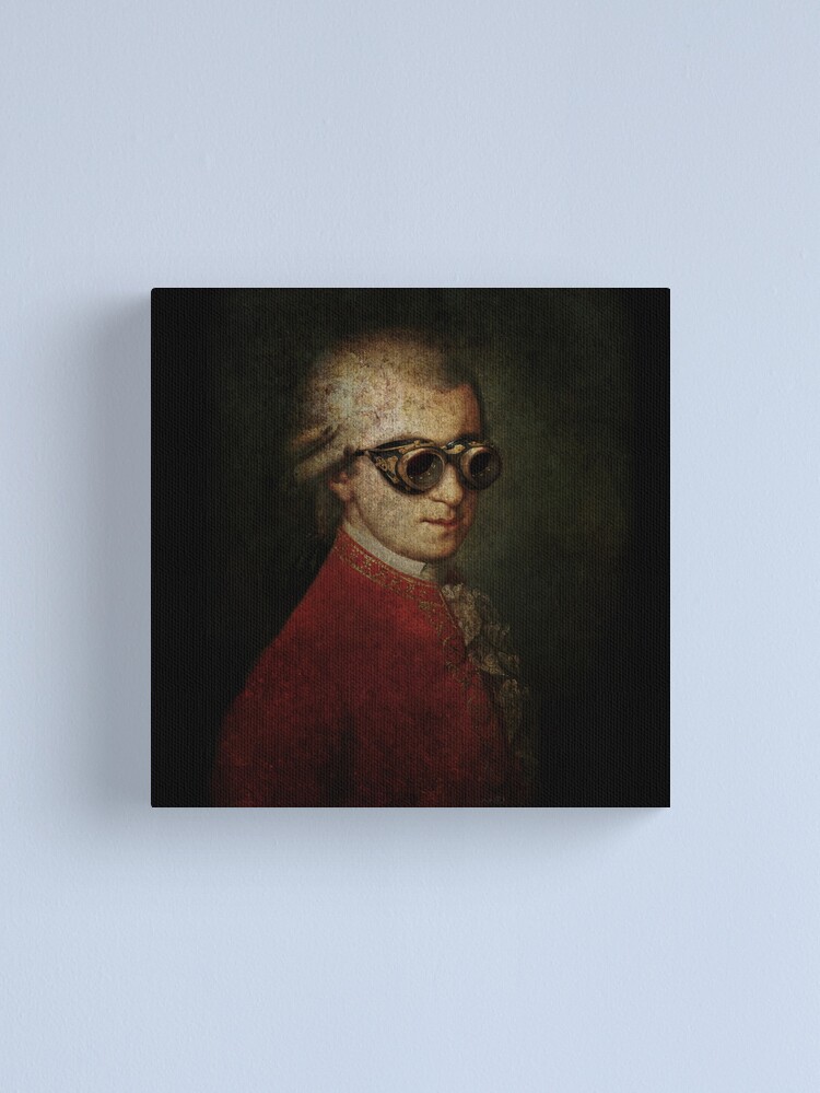 Alternate view of Steampunk Mozart Canvas Print