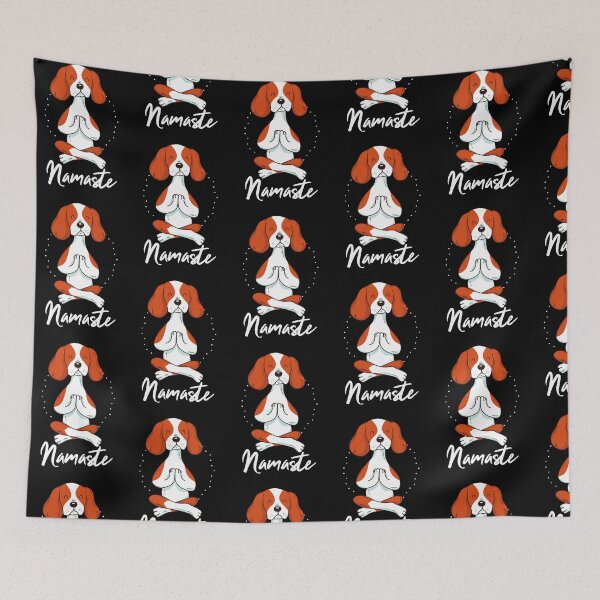 Item preview, Yoga Dog Namaste Design designed and sold by KleinJenny.