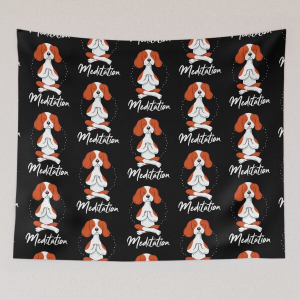 Item preview, Yoga Dog Namaste Design designed and sold by KleinJenny.