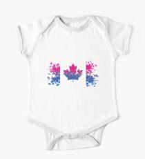 Canadian Flag- Bisexual Pride One Piece - Short Sleeve