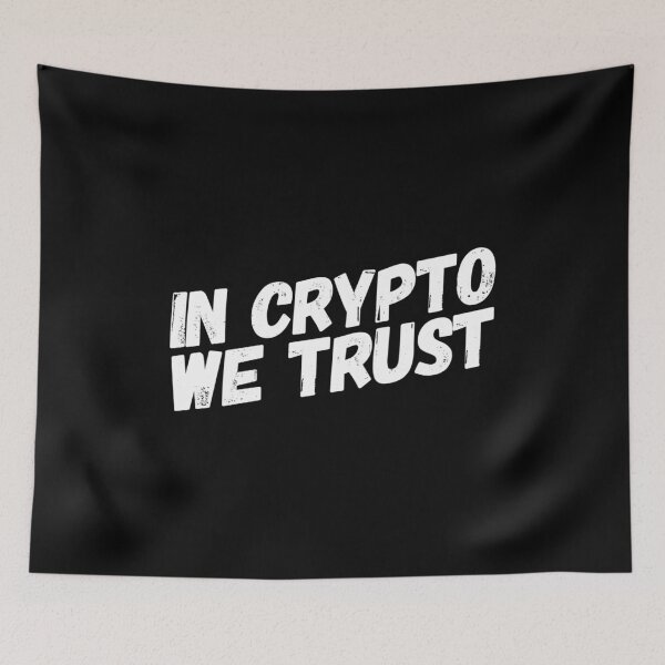 Item preview, In Crypto We Trust Funny Humor Bitcoin Cryptocurrency designed and sold by Cameronfulton.