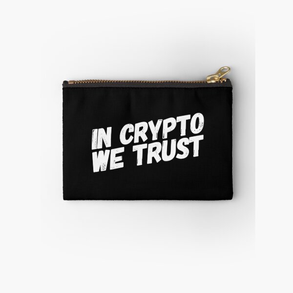 Item preview, In Crypto We Trust Funny Humor Bitcoin Cryptocurrency designed and sold by Cameronfulton.