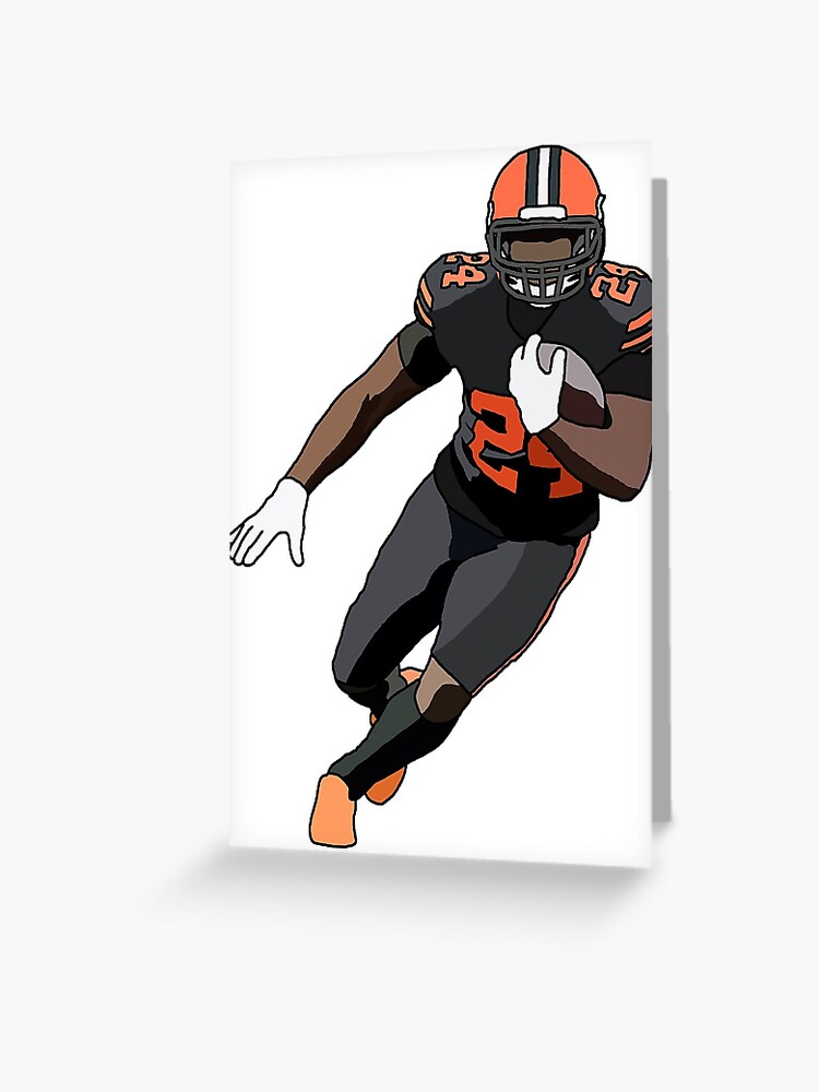 NFL Team Apparel Youth Cleveland Browns Nick Chubb #24 Brown