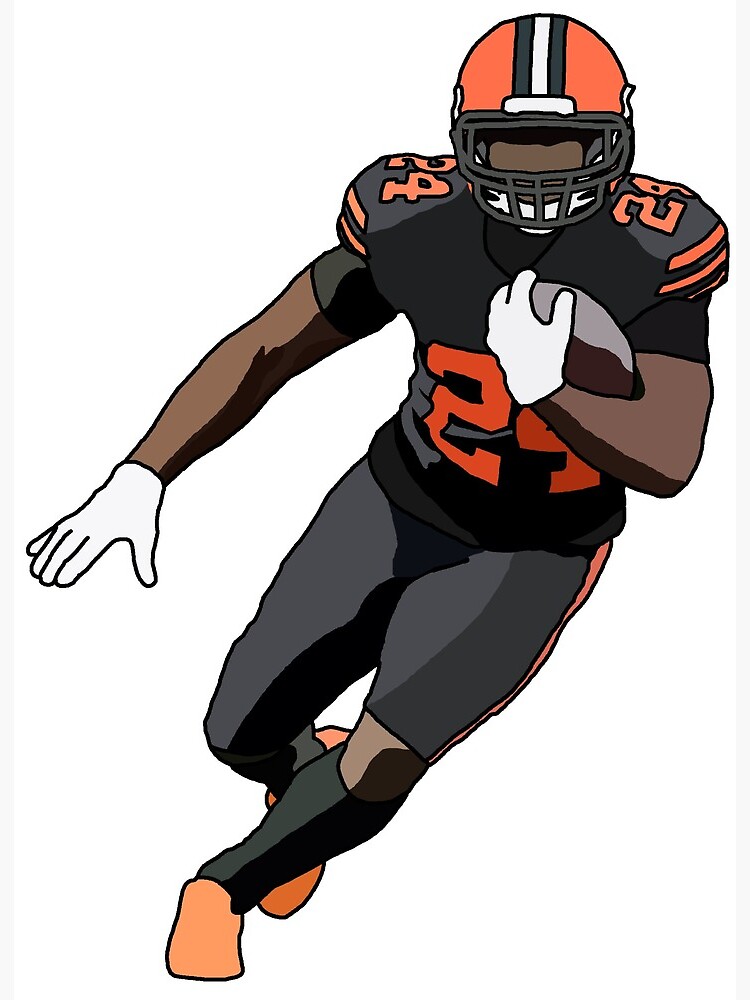 Nick Chubb Art Board Print for Sale by awexler892