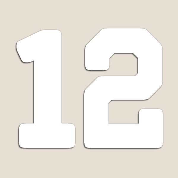 Item preview, Number 12 American Football, Football, Sport Design designed and sold by Shirtbutler.