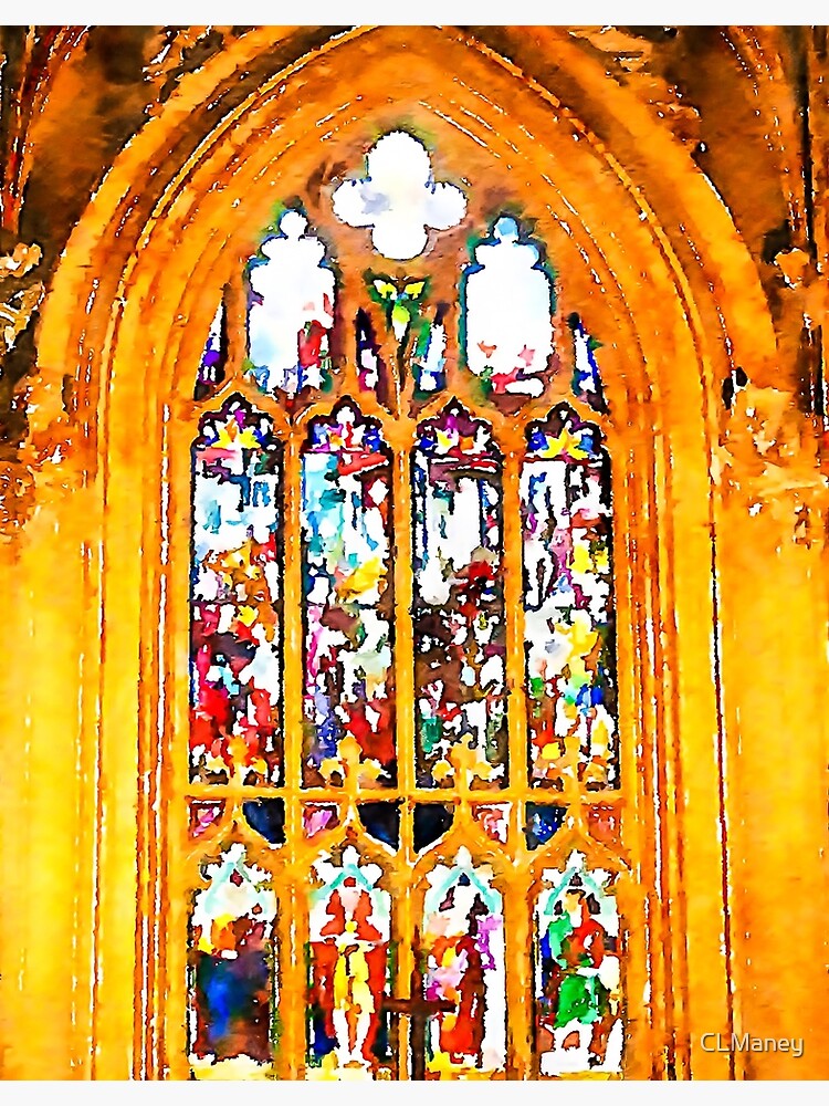 "Stained Glass Window Dublin's Chapel Dublin Castle Dublin