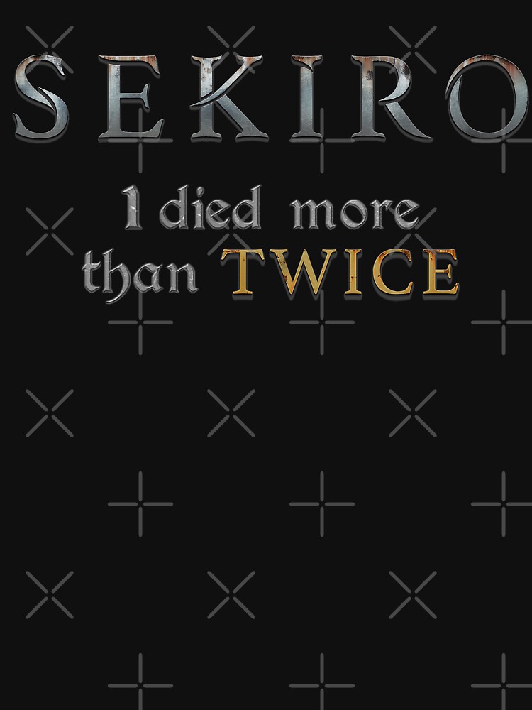 Thumbnail 7 of 7, Essential T-Shirt, Sekiro - I died more than twice designed and sold by DigitalCleo.