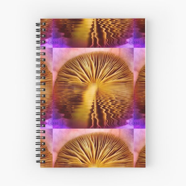 Aperçu de l'œuvre Coucher de soleil aux champignons créée et vendue par ShopNescio.
