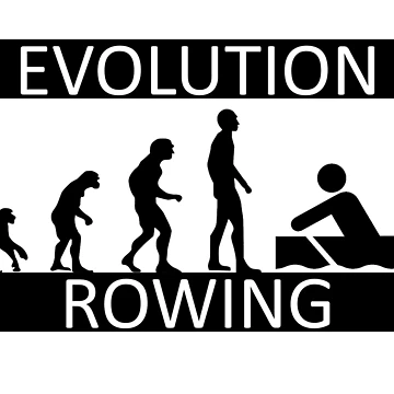 Artwork thumbnail, Evolution Rowing - Rower - Sports by AndiHK