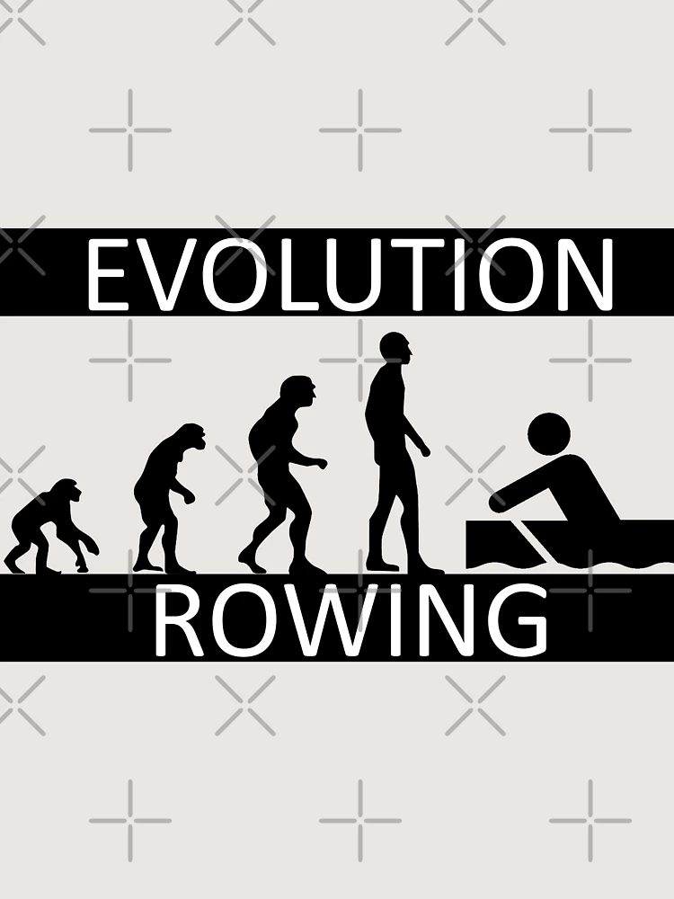 Thumbnail 6 von 6, Premium Oversized Pullover, Evolution Rowing - Rudern - Ruderer designt und verkauft von AndiHK.