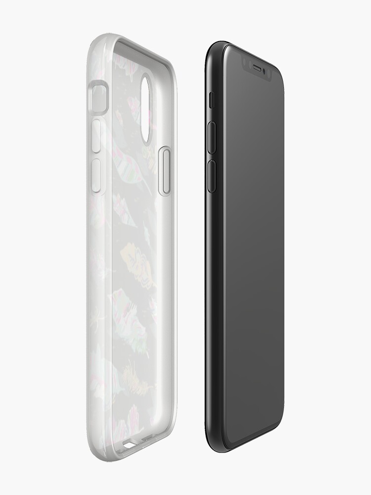 Alternate view of Bold flowing feathers iPhone Case & Cover