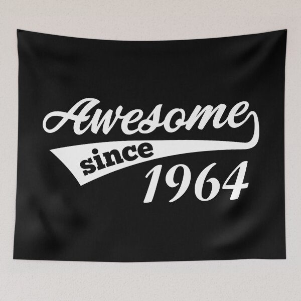 Item preview, Awesome Since Birth Year 1964 Birthday Gift Idea designed and sold by haselshirt.