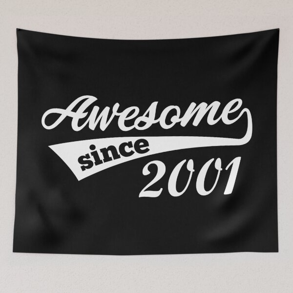 Item preview, Awesome Since Birth Year 2001 Birthday Gift Idea designed and sold by haselshirt.
