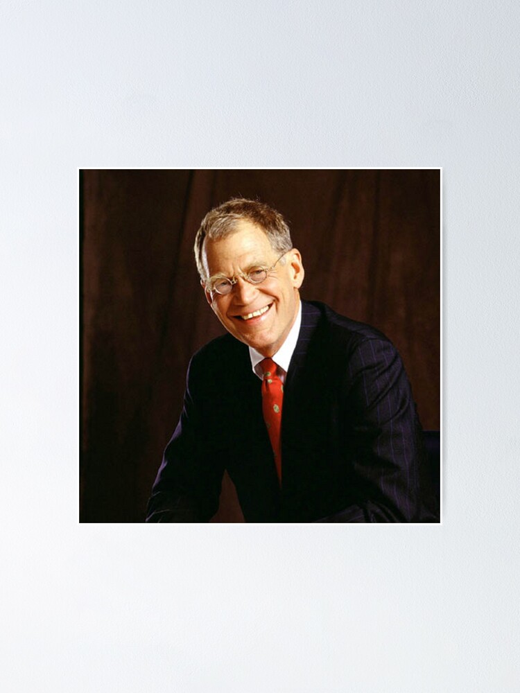 Alternate view of David Letterman Poster