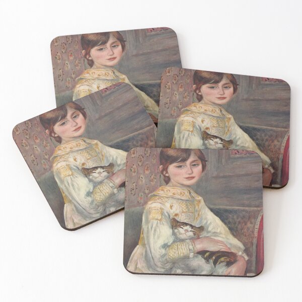 Item preview, Julie Manet Cat painting - Pierre-Auguste Renoir french  designed and sold by Bebichic.