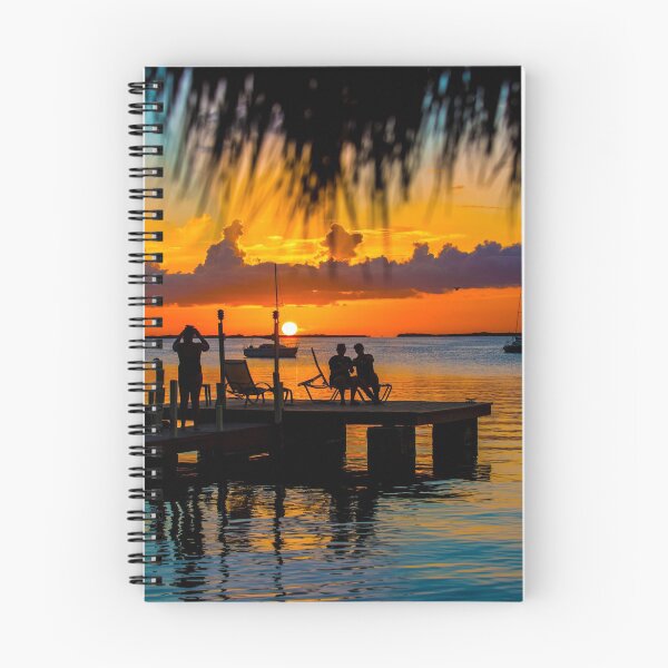Item preview, Key Largo Dock Sunset designed and sold by fineartbyK.