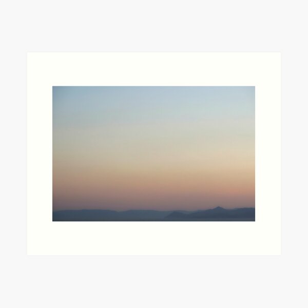 Athens Greece Sunset Art Print