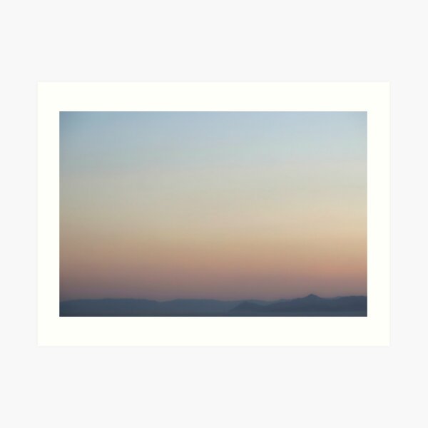 Athens Greece Sunset Art Print