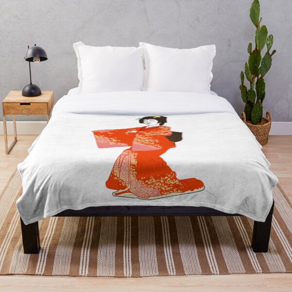 Item preview, Peach Flowers Kimono Motif designed and sold by KHRArts.