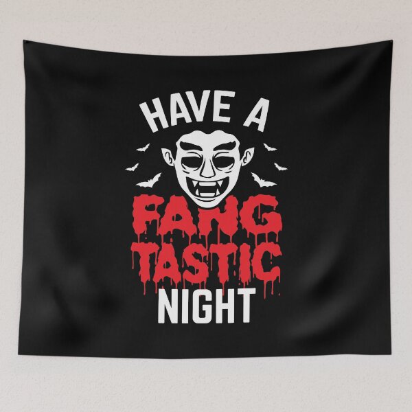 Item preview, Halloween Shirt Have A Fang-tastic Night Vampire Tee Gift designed and sold by haselshirt.