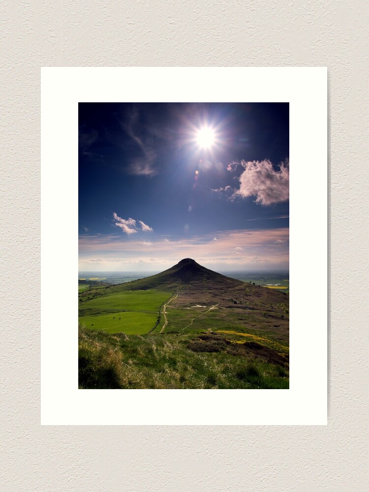 Alternate view of Roseberry Topping Art Print