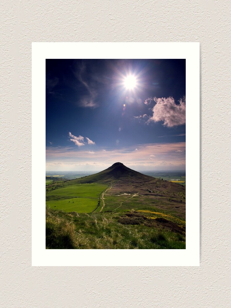 Alternate view of Roseberry Topping Art Print