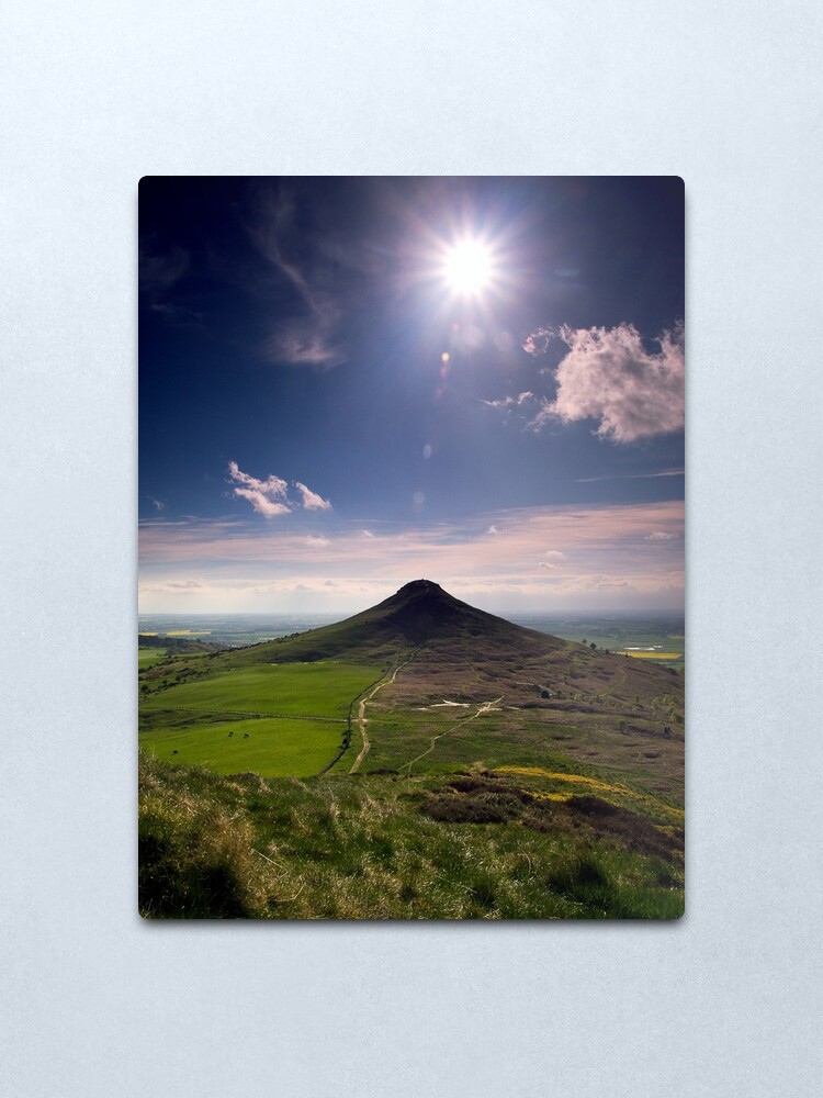 Alternate view of Roseberry Topping Metal Print