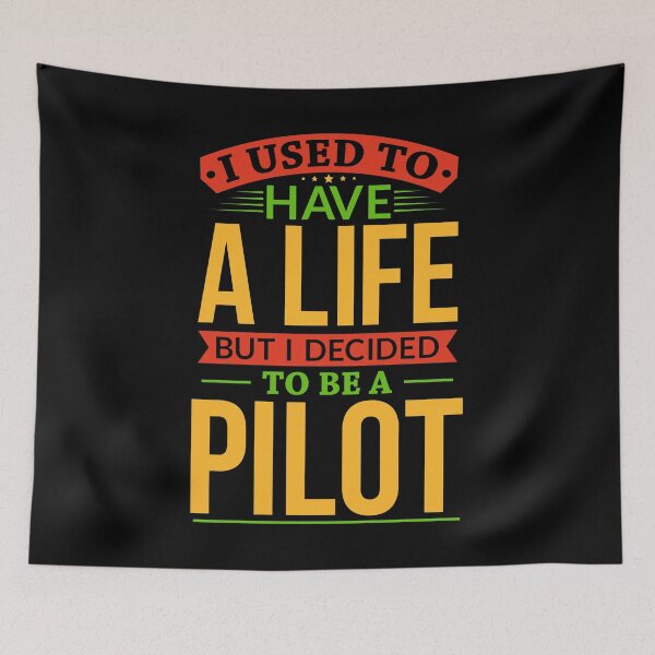 Item preview, I Used To Have A Life But I Decided To Be A Pilot Shirt designed and sold by Orange Pieces.