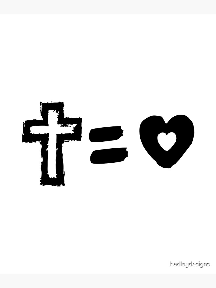 Cross Equals Love Heart Christian Easter Men Women T Shirt Cross Equals Love Heart Christian Easter Men Women T Shirt
