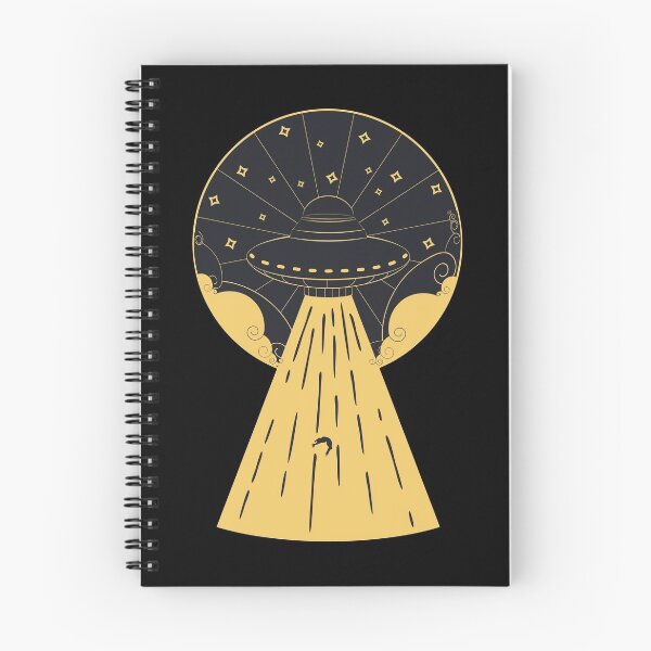Item preview, Retro design of flying ufo ship designed and sold by AnnArtshock.