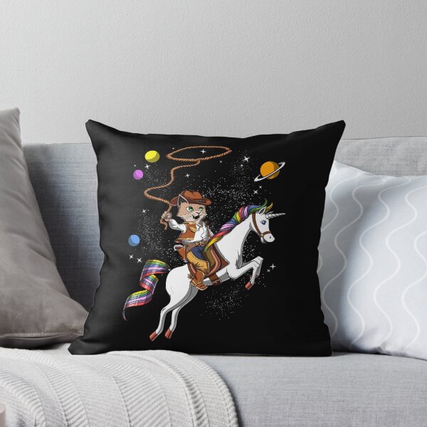 Item preview, Cat Cowboy Riding Unicorn designed and sold by underheaven.