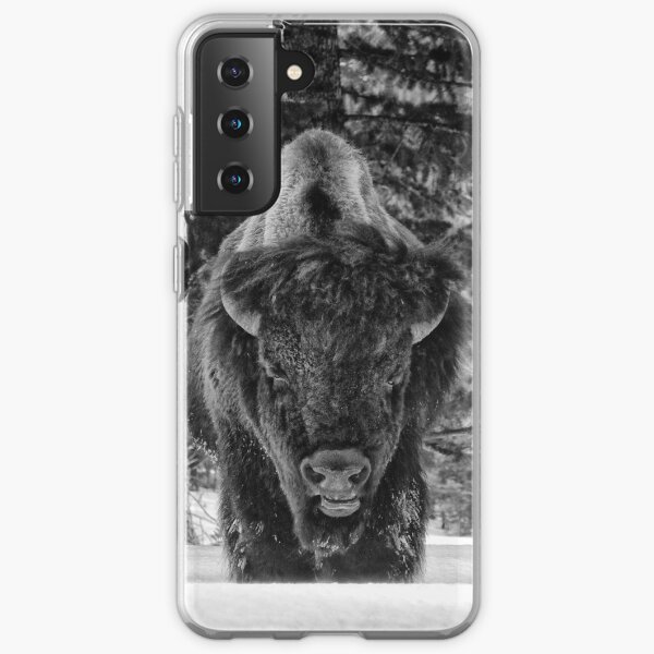 Buffalo in the Snow Coque souple Samsung Galaxy