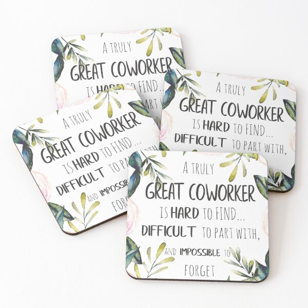 Item preview, Coworker Farewell gift Leaving Gift Idea quote / Co-worker thank you quote / Appreciation gift  designed and sold by tanabe.