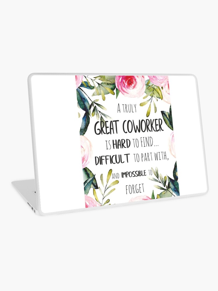 Skin Adhesive D Ordinateur Collegue Adieu Cadeau Partir Idee Cadeau Citation Collegue Remerciement Citation Cadeau D Appreciation Par Tanabe Redbubble