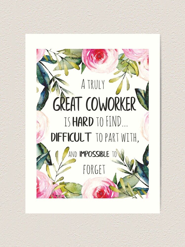 "Coworker Farewell gift Leaving Gift Idea quote / Co ...