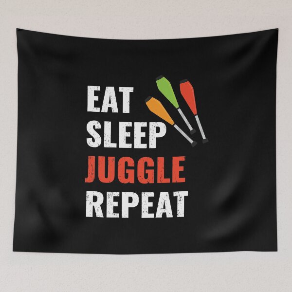 Item preview, Eat Sleep JUGGLE Repeat designed and sold by EstelleStar.