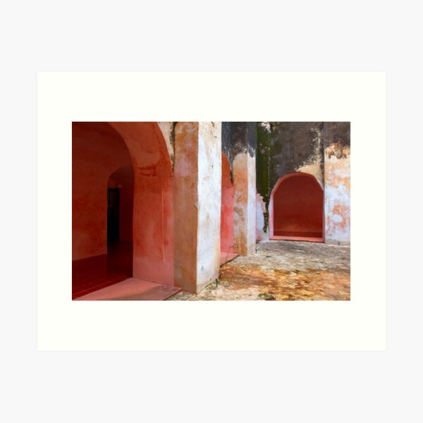 Convent Courtyard Art Print