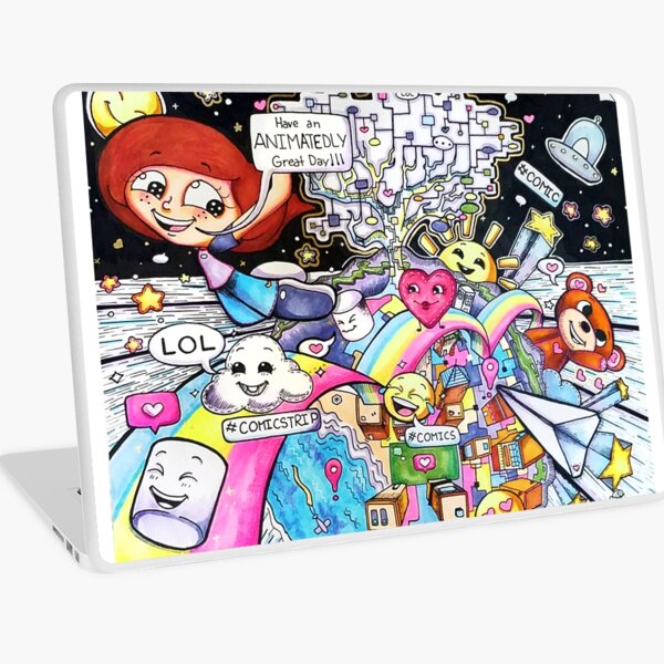 A Piece with a lot of Heart Laptop Skin
