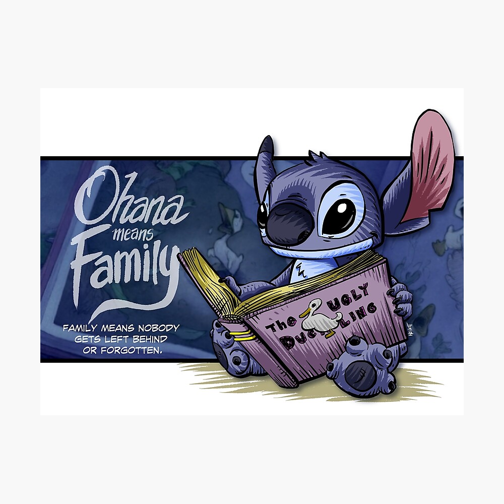 YuiteTom Ohana Means Llavero Cartoon Stitch idea regalo grabado para niños y niñas fans 