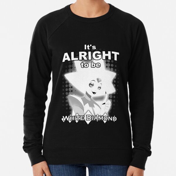 Steven Universe - Está bien ser White Diamond Sudadera ligera