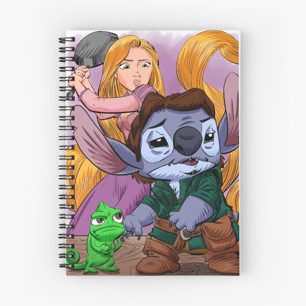 Item preview, Stitch as Flynn Rider from Tangled - Parody Fan Artwork by Jonathan Hallett designed and sold by stitchtoons.