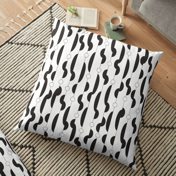 Squiggleoo Filled pattern Floor Pillow