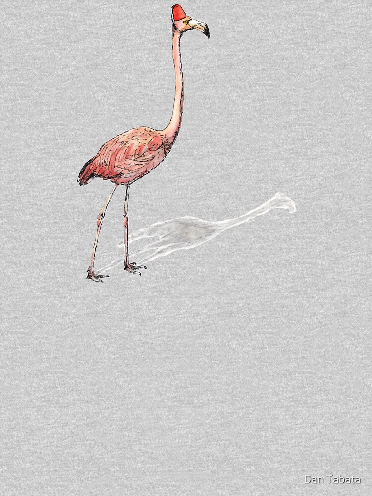 Fez Hat Flamingo by dmtab