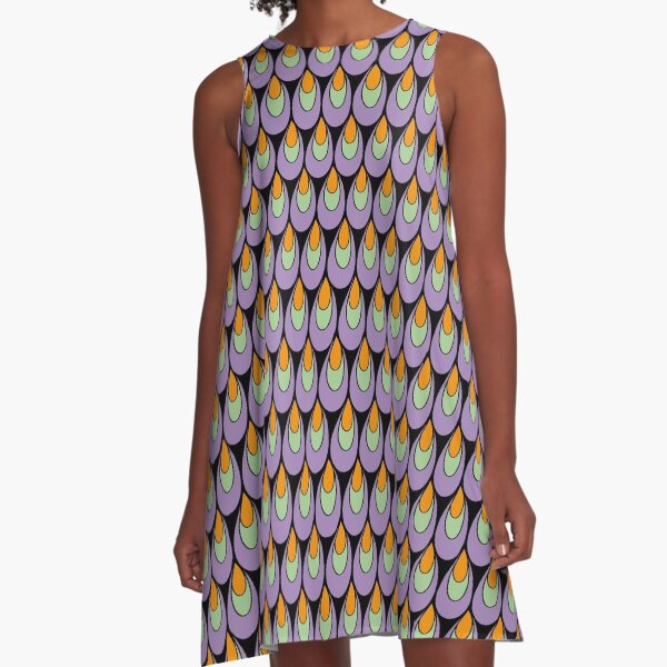 Loopy Louie pattern A-Line Dress