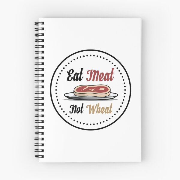 Item preview, Eat Meat Not Wheat Paleo Diet Shirt Design designed and sold by GlutenFreeGear.