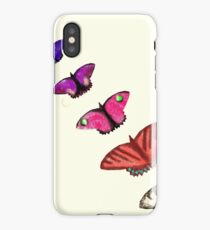 Butterfly stencils iPhone Case