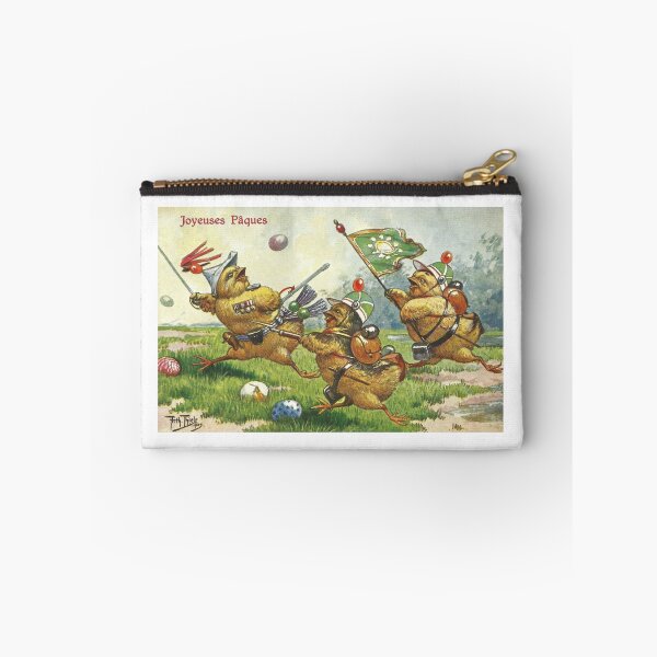 Item preview, Humanized Chicks Charging to Celebrate Easter by Arthur Thiele designed and sold by neonwulf.